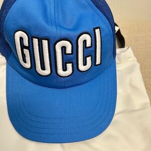 Gucci Blue Trucker Hat